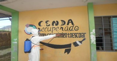 Continúan jornadas de desinfección en municipio García de Nueva Esparta