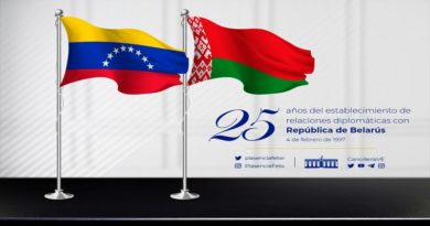 Venezuela saluda al Gobierno y pueblo de Beralús por conmemoración de 25 años de relaciones bilaterales
