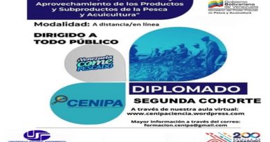 Cenipa inicia segundo diplomado virtual en producción de productos pesqueros y acuícolas