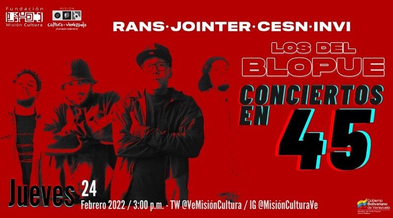 “Conciertos en 45” continuará presentando artistas a través de plataformas digitales
