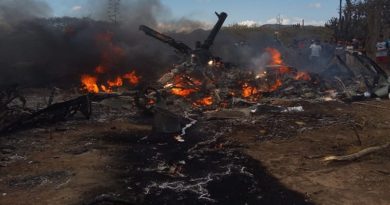 Helicóptero de la FANB se precipitó en Barquisimeto