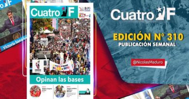 Presidente Maduro recomienda lectura de la edición N° 310 del semanario Cuatro F