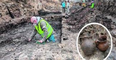 Hallan cimientos de hospital calcinado de 500 años en España