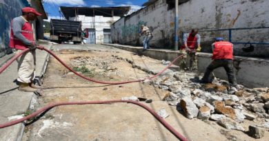 Rehabilitan vialidad principal del Casco Central de la Pastora en Caracas