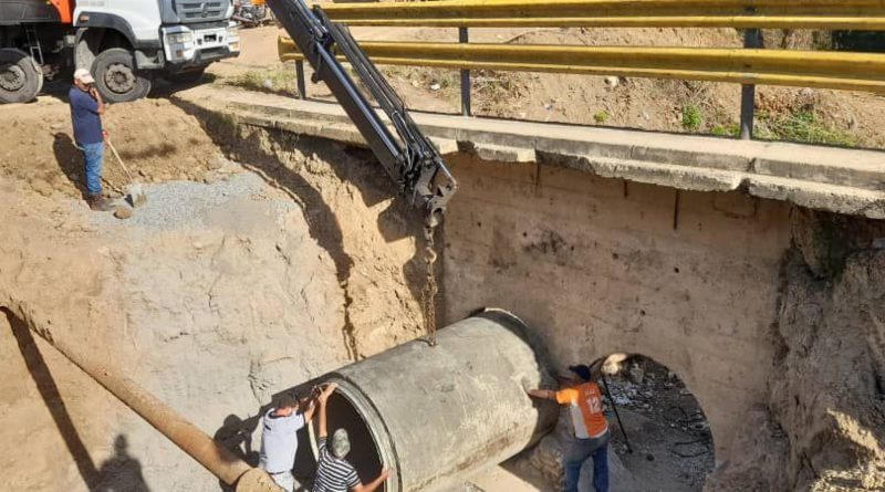 Rehabilitan puente ubicado en Las Casitas del Rosario Santa Lucía en Miranda