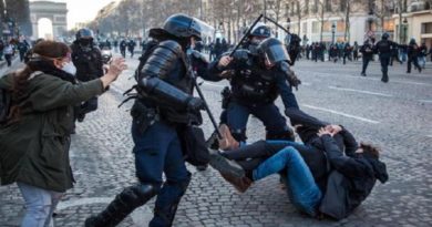 Confirman el arresto de un centenar de personas en París