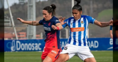 Gabriela García anotó un tanto para Real Sociedad que igualó a dos con el Atlético de Madrid