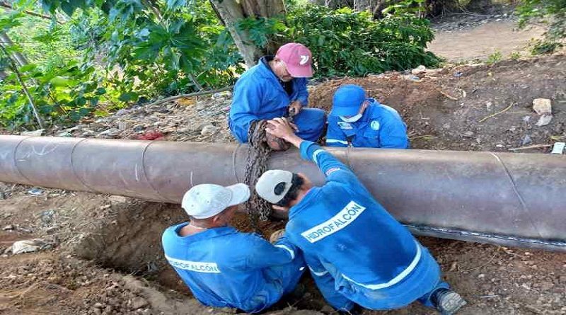Avanzan mejoras de frecuencia de bombeo de agua en municipio Zamora de Falcón