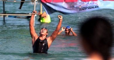 Miranda y Lara conquistaron el oro en la prueba de los 5K de las aguas abiertas de los Juegos Nacionales