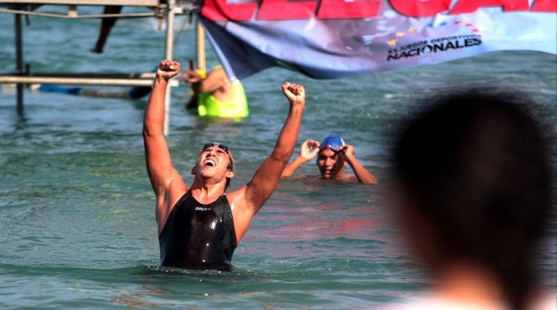 Miranda y Lara conquistaron el oro en la prueba de los 5K de las aguas abiertas de los Juegos Nacionales