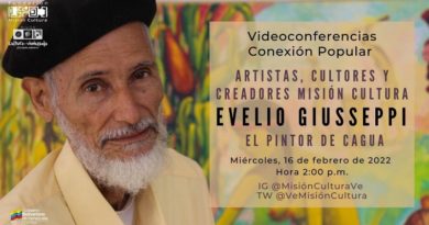 Misión Cultura mostrará la vida y obra de Evelio Giusseppi