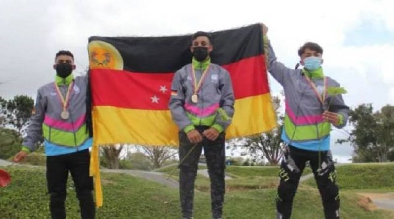 Miranda arrasa en el BMX de los Juegos Nacionales
