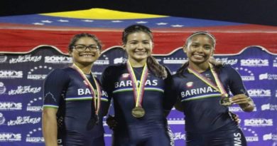 Barinas arrasa en el patinaje al sumar cuatro medallas de oro en los XX Juegos Nacionales