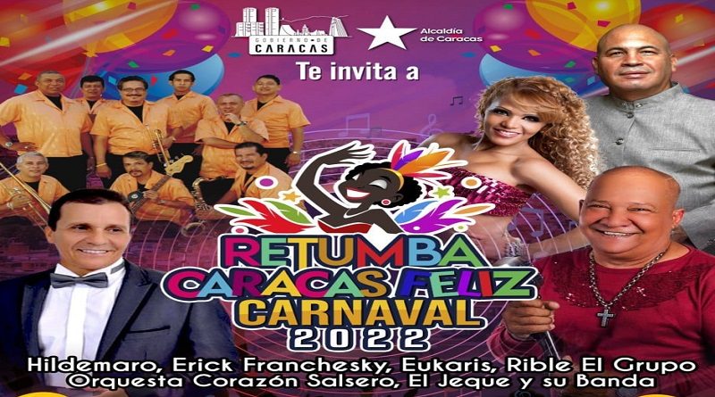 Vuelve Retumba Caracas como parte del Feliz Carnaval 2022 en la parroquia 23 de Enero