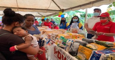 Más de 35 toneladas de alimentos fueron expendidas a familias de Bolívar