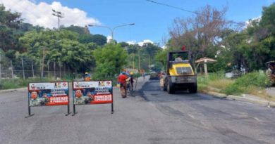 Colocan más de 700 Ton de asfalto en tramo vial de Trujillo