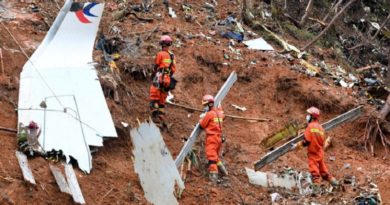 Excavarán zona central de accidente aéreo al sur de China