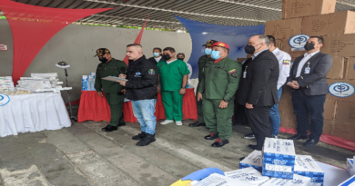MP entrega cuarta donación de insumos y equipos médicos a hospitales militares Carlos Arvelo y Vicente Salias Sanoja