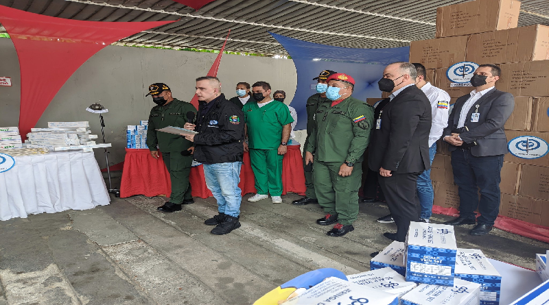 MP entrega cuarta donación de insumos y equipos médicos a hospitales militares Carlos Arvelo y Vicente Salias Sanoja