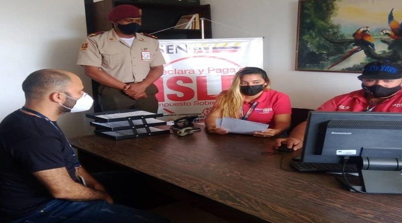 Activos operativos de declaración de ISLR en organismos públicos de Caracas