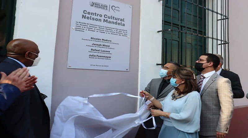 Inaugurado Centro Cultural Nelson Mandela en Valencia