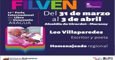 Aragua se prepara para recibir la 17ma Feria Internacional del Libro 2022