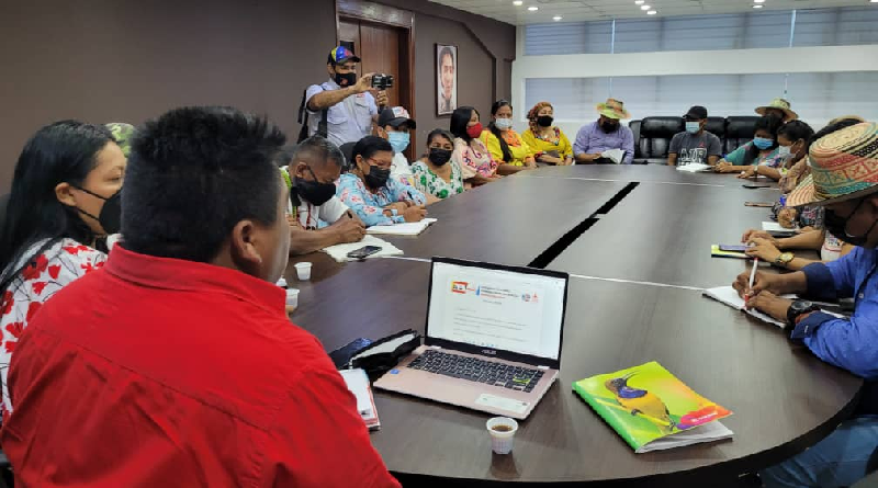 Parlamentarios indígenas de Zulia definen estrategias con el Miuven para aplicar 3R.NETS