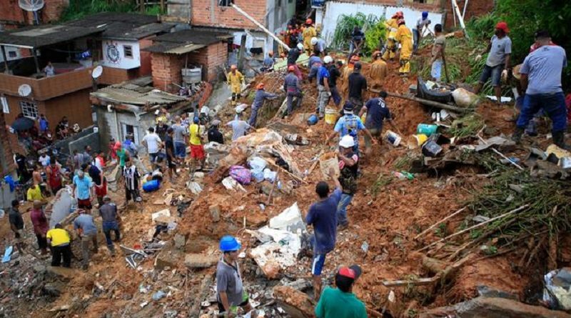 Al menos 38 municipios afectados por fuertes lluvias en Brasil