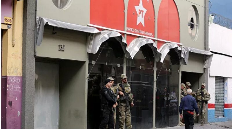 PT pide rigurosa investigación en torno a atentado contra sede en Brasil