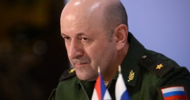 El jefe de las Tropas de Protección Radiológica, Química y Biológica de Rusia, Ígor Kiríllov (Foto Sergey Mamontov / Sputnik)