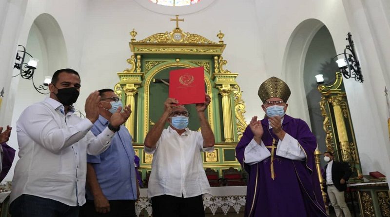 Declaran patrimonio cultural al Santo Cristo de la Salud en La Guaira