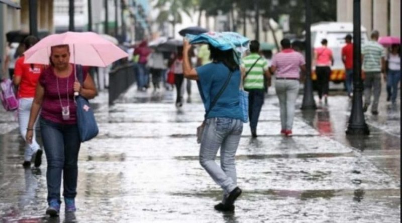 Inameh prevé para este domingo lluvias o chubascos en gran parte del país