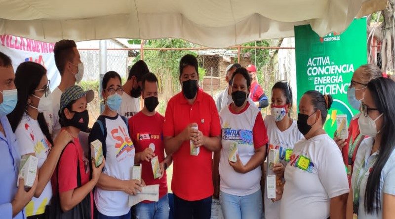 Corpoelec entrega luminarias tipo LED en municipios de Carabobo