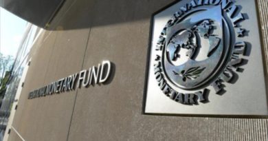 El logotipo del Fondo Monetario Internacional (FMI) Foto  agencias