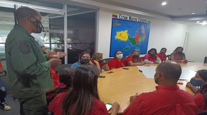 Cuerpos Combatientes de Mercal conforman defensa de la Alimentación en Nueva Esparta
