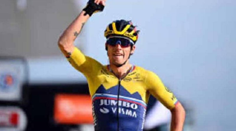 Esloveno Roglic gana carrera ciclística París-Niza