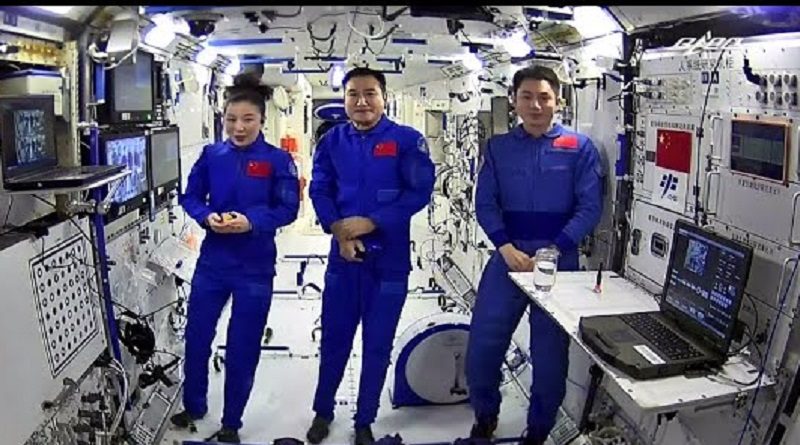 China transmitirá en vivo segunda clase desde estación espacial