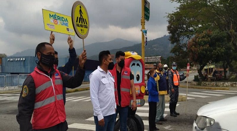 Despliegan plan nacional de concientización de seguridad vial en el municipio Libertador de Mérida