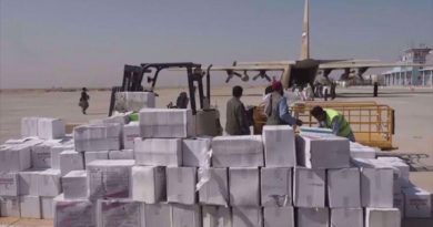 Irán envía 30 cargamentos con ayuda humanitaria a Afganistán