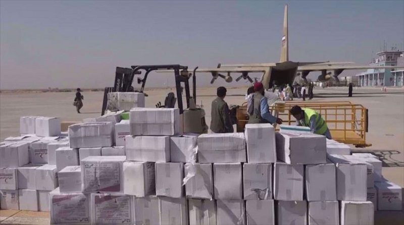 Irán envía 30 cargamentos con ayuda humanitaria a Afganistán