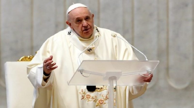 El Papa Francisco pidió que se "escuche el grito de paz de la humanidad"