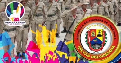 Jefe de Estado celebra el Día de la Milicia Nacional Bolivariana