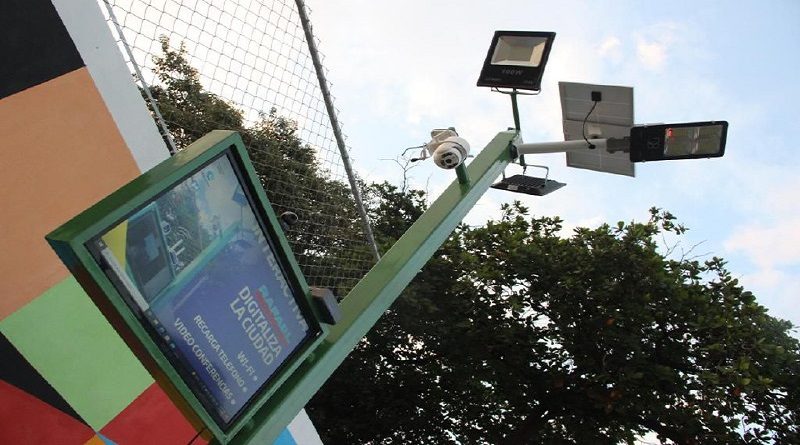 Instalan primera cancha inteligente en el municipio Girardot de Aragua