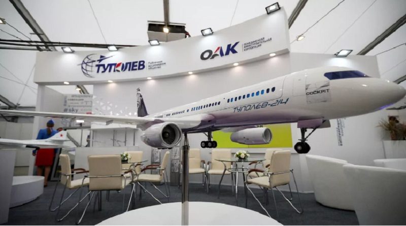 Empresa rusa UAC planea fabricar más de 50 aviones de pasajeros Tu-214 para 2030