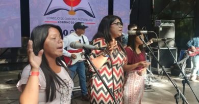 Realizan acto 'Cánticos para el Renacer' desde Parque Los Caobos en Caracas