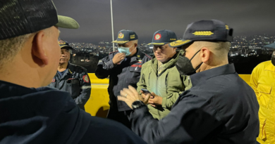Continúan labores de combate contra el incendio forestal en el Waraira Repano
