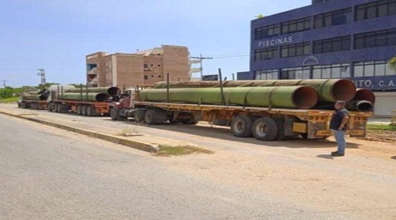 Inician trabajos para mejorar presión del agua potable en Higuerote