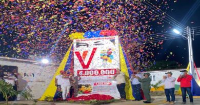 RÉCORD MUNDIAL: GMVV devela hito 4 millones en urbanismo Batalla de Bomboná en Anzoátegui