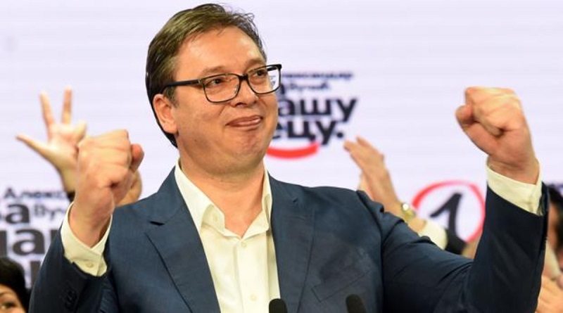 Presidente Aleksander Vucic reivindica victoria en elecciones en Serbia