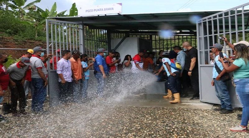 Inauguran pozo de agua potable en municipio Simón Bolívar de Miranda